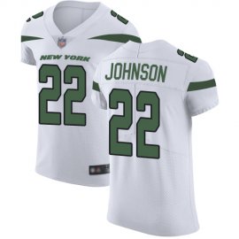 Nike New York Jets #22 Trumaine Johnson White Mens Stitched NFL Vapor Untouchable Elite Jersey