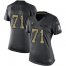 Nike Cleveland Browns #71 Jedrick Wills JR Black Womens Stitched NFL Limited 2016 Salute to Service Jersey