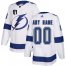 Mens Adidas Lightning Personalized 2022 Stanley Cup Final Patch Authentic White Road NHL Jersey