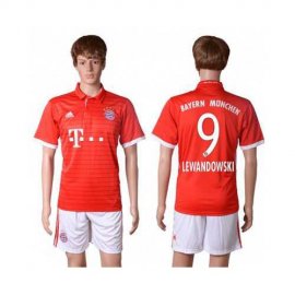 Bayern Munchen #9 Lewandowski Home Soccer Club Jersey