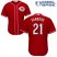 Cincinnati Reds #21 Reggie Sanders Red Cool Base Stitched Youth MLB Jersey