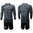 Germany Blank Black Goalkeeper Long Sleeves Soccer Country Jersey