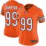 Nike Chicago Bears #99 Dan Hampton Orange Womens Stitched NFL Limited Rush Jersey