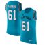 Nike Carolina Panthers #61 Matt Paradis Blue Alternate Mens Stitched NFL Limited Rush Tank Top Jersey