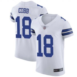 Nike Dallas Cowboys #18 Randall Cobb White Mens Stitched NFL Vapor Untouchable Elite Jersey