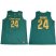 Oregon Ducks #24 Dillon Brooks Green Basketball PAC-12 Patch Stitched NCAA Jersey