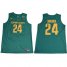 Oregon Ducks #24 Dillon Brooks Green Basketball PAC-12 Patch Stitched NCAA Jersey