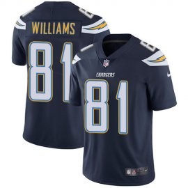 Nike Los Angeles Chargers #81 Mike Williams Navy Blue Team Color Mens Stitched NFL Vapor Untouchable Limited Jersey