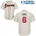 Atlanta Braves #6 Bobby Cox Cream Cool Base Stitched Youth MLB Jersey