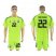 Germany #22 Ter Stegen Shiny Green Goalkeeper Soccer Country Jersey