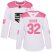 Adidas Los Angeles Kings #32 Jonathan Quick White/Pink Authentic Fashion Womens Stitched NHL Jersey