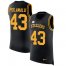 Nike Pittsburgh Steelers #43 Troy Polamalu Black Team Color Mens Stitched NFL Limited Rush Tank Top Jersey