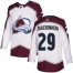 Adidas Colorado Avalanche #29 Nathan MacKinnon White Road Authentic Stitched Youth NHL Jersey