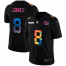 New York New York Giants #8 Daniel Jones Mens Nike Multi-Color Black 2020 NFL Crucial Catch Vapor Untouchable Limited Jersey