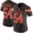 Nike Cleveland Browns #54 Olivier Vernon Brown Team Color Womens Stitched NFL Vapor Untouchable Limited Jersey