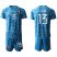 Mexico #13 G.Ochoa Blue Goalkeeper Soccer Country Jersey