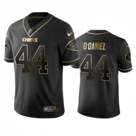 Nike Kansas City Chiefs #44 Dorian ODaniel Black Golden Limited Edition Stitched NFL Jersey