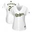 Los Angeles Dodgers #22 Clayton Kershaw White 2018 Memorial Day Cool Base Womens Stitched MLB Jersey