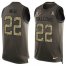 Nike Atlanta Falcons #22 Keanu Neal Green Mens Stitched NFL Limited Salute To Service Tank Top Jersey