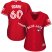 Toronto Blue Jays #60 Tanner Roark Red Canada Day Womens Stitched MLB Jersey