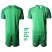 Italy Blank Green Goalkeeper Kid Soccer Country Jersey