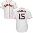Houston Astros #15 Carlos Beltran White Cool Base Stitched Youth MLB Jersey