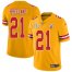 Nike Kansas City Chiefs #21 Bashaud Breeland Gold Youth Super Bowl LV Bound Stitched NFL Limited Inverted Legend Jersey
