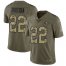 Nike San Francisco 49ers #22 Matt Breida Olive/Camo Youth Stitched NFL Limited 2017 Salute to Service Jersey