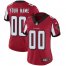 Nike Atlanta Falcons Customized Red Team Color Stitched Vapor Untouchable Limited Womens NFL Jersey