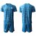 Germany Blank Blue Goalkeeper Soccer Country Jersey