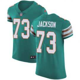 Nike Miami Dolphins #73 Austin Jackson Aqua Green Alternate Mens Stitched NFL New Elite Jersey