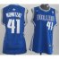 Cheap Women Dallas Mavericks 41 NOWITZKI Blue Swingman NBA Jerseys