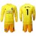 Manchester United #1 De Gea Yellow Goalkeeper Long Sleeves Soccer Club Jersey