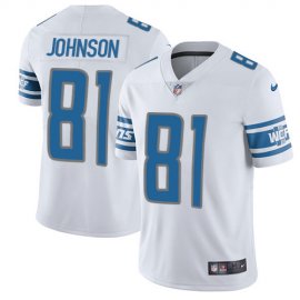 Nike Detroit Lions #81 Calvin Johnson White Youth Stitched NFL Vapor Untouchable Limited Jersey