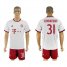 Bayern Munchen #31 Schweinsteiger White Soccer Club Jersey