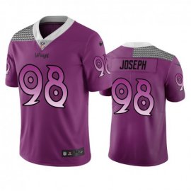 Minnesota Minnesota Vikings #98 Linval Joseph Purple Vapor Limited City Edition NFL Jersey