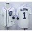 Detroit Tigers #1 Jose Iglesias White Home Womens Stitched MLB Jersey
