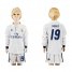 Real Madrid #19 Modric Home Long Sleeves Kid Soccer Club Jersey