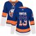 Adidas New York Islanders #13 Mathew Barzal Royal Blue Home Authentic USA Flag Womens Stitched NHL Jersey