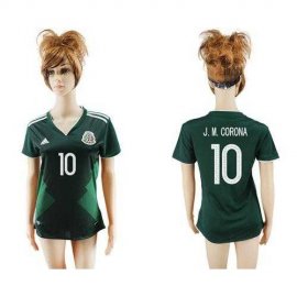 Mexico #10 J.M.Corona Home Soccer Country Jersey
