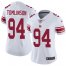 Nike New York Giants #94 Dalvin Tomlinson White Womens Stitched NFL Vapor Untouchable Limited Jersey