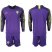 Brazil Blank Purple Goalkeeper Long Sleeves Soccer Country Jersey