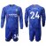 Chelsea #24 Cahill Home Long Sleeves Soccer Club Jersey