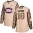 Adidas Montreal Canadiens #18 Serge Savard Camo Authentic 2017 Veterans Day Stitched NHL Jersey