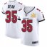 Tampa Bay Buccaneers #35 Jamel Dean Mens Super Bowl LV Champions Patch Nike White Vapor Elite Jersey
