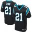 Nike Carolina Panthers #21 Jeremy Chinn Black Team Color Mens Stitched NFL Vapor Untouchable Elite Jersey