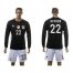 Germany #22 Ter Stegen Black Goalkeeper Long Sleeves Soccer Country Jersey