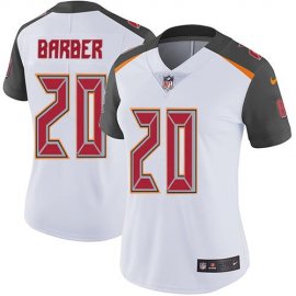 Nike Tampa Bay Buccaneers #20 Ronde Barber White Womens Stitched NFL Vapor Untouchable Limited Jersey