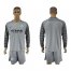 Manchester City Blank Grey Goalkeeper Long Sleeves Soccer Club Jersey