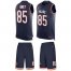 Nike Chicago Bears #85 Cole Kmet Navy Blue Team Color Mens Stitched NFL Limited Tank Top Suit Jersey